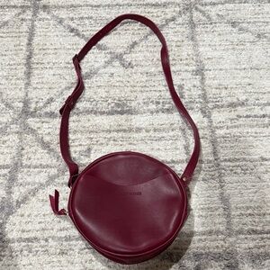 Portland Leather Berry Crossbody Bag